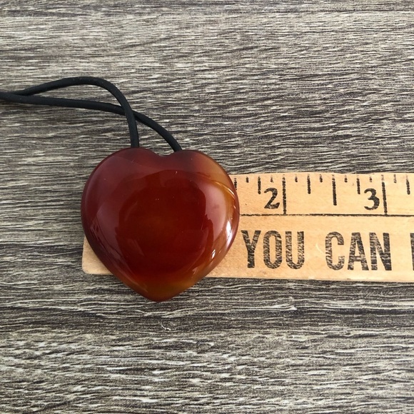 Heart Shaped Stone Necklace - Picture 10 of 13